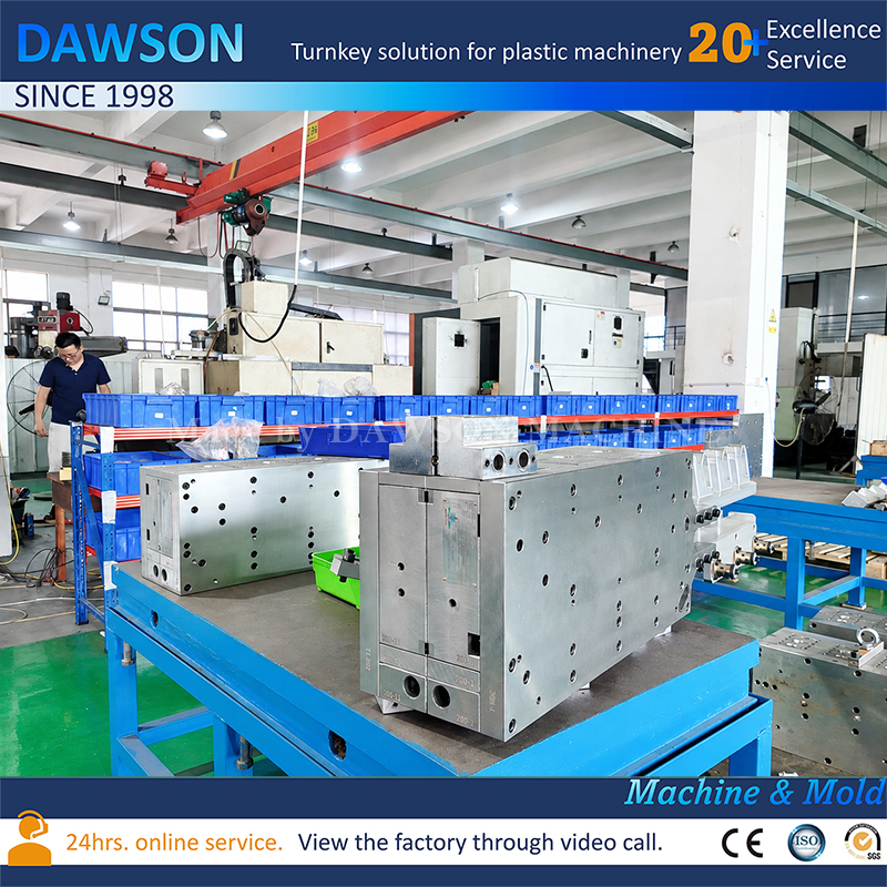 Molde de soplado de bidón de HDPE personalizado, molde de moldeo por soplado de extrusión de precisión 5L-20L para contenedores de aceite