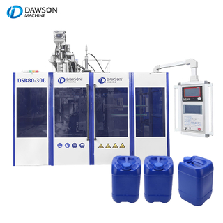 Máquina para fabricar bidón con cabezal de troquel único de estación única de alta velocidad para botellas de HDPE de 30 litros