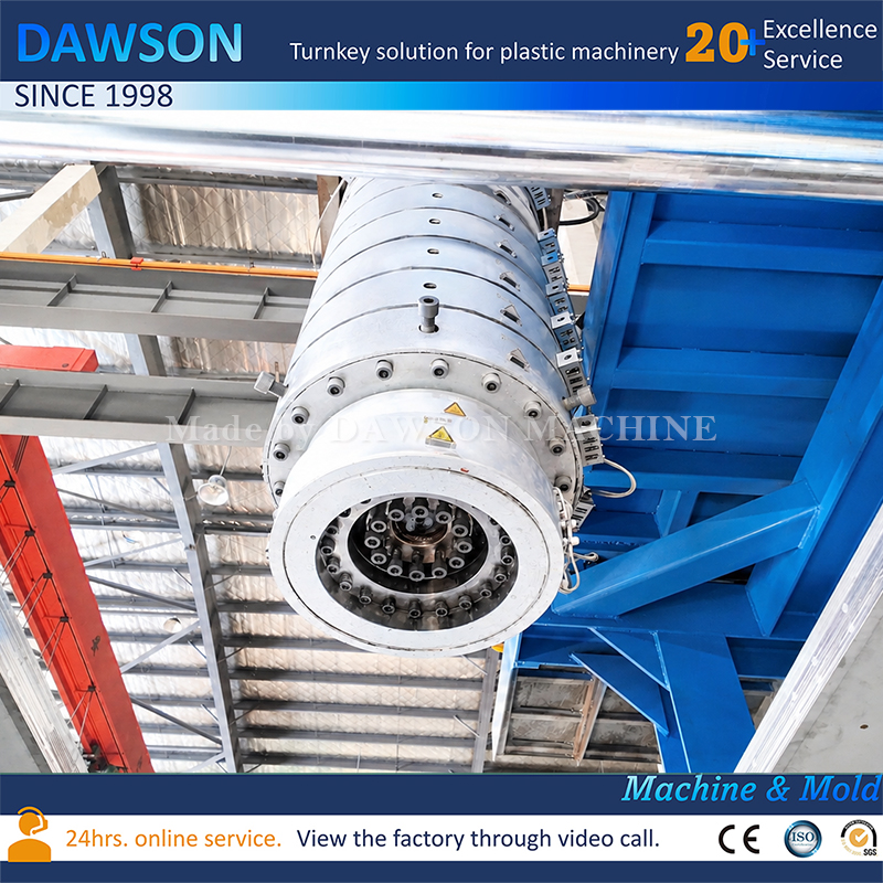 Máquina automática de moldeo por soplado de tanque IBC, máquina para fabricar tanques de extrusión de capacidad de 500L y 1000L para planta de UHMWPE