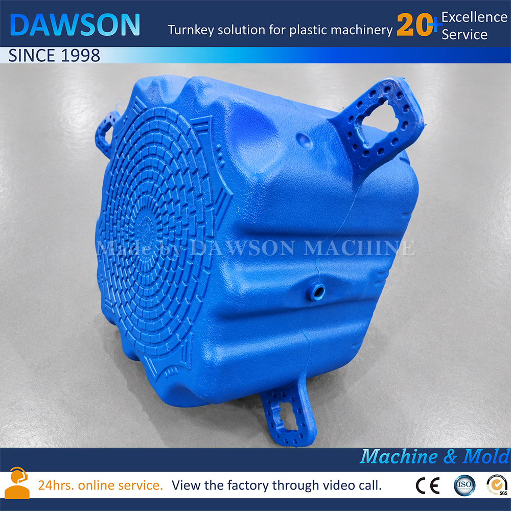 Máquina automática para fabricar cubos flotantes de HDPE, equipo de moldeo por extrusión y soplado para muelles de plástico y productos flotantes marinos