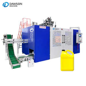 Máquina para fabricar contenedores de HDPE de 5 litros Máquina de moldeo por soplado y extrusión automática para bidón Botella de refrigerante Producción de envases de aceite lubricante