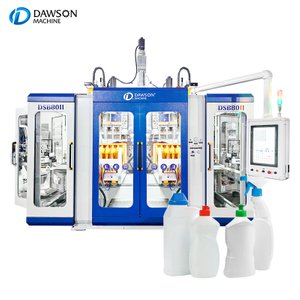 Máquinas para fabricar botellas de envasado de detergente HDPE DSB80II 1000ml Máquinas de moldeo por soplado de doble estación