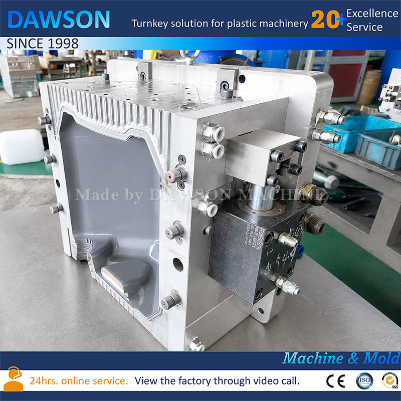 Molde de soplado de bidón de HDPE, molde de soplado de extrusión de precisión personalizado 20L-60L para contenedores de productos químicos