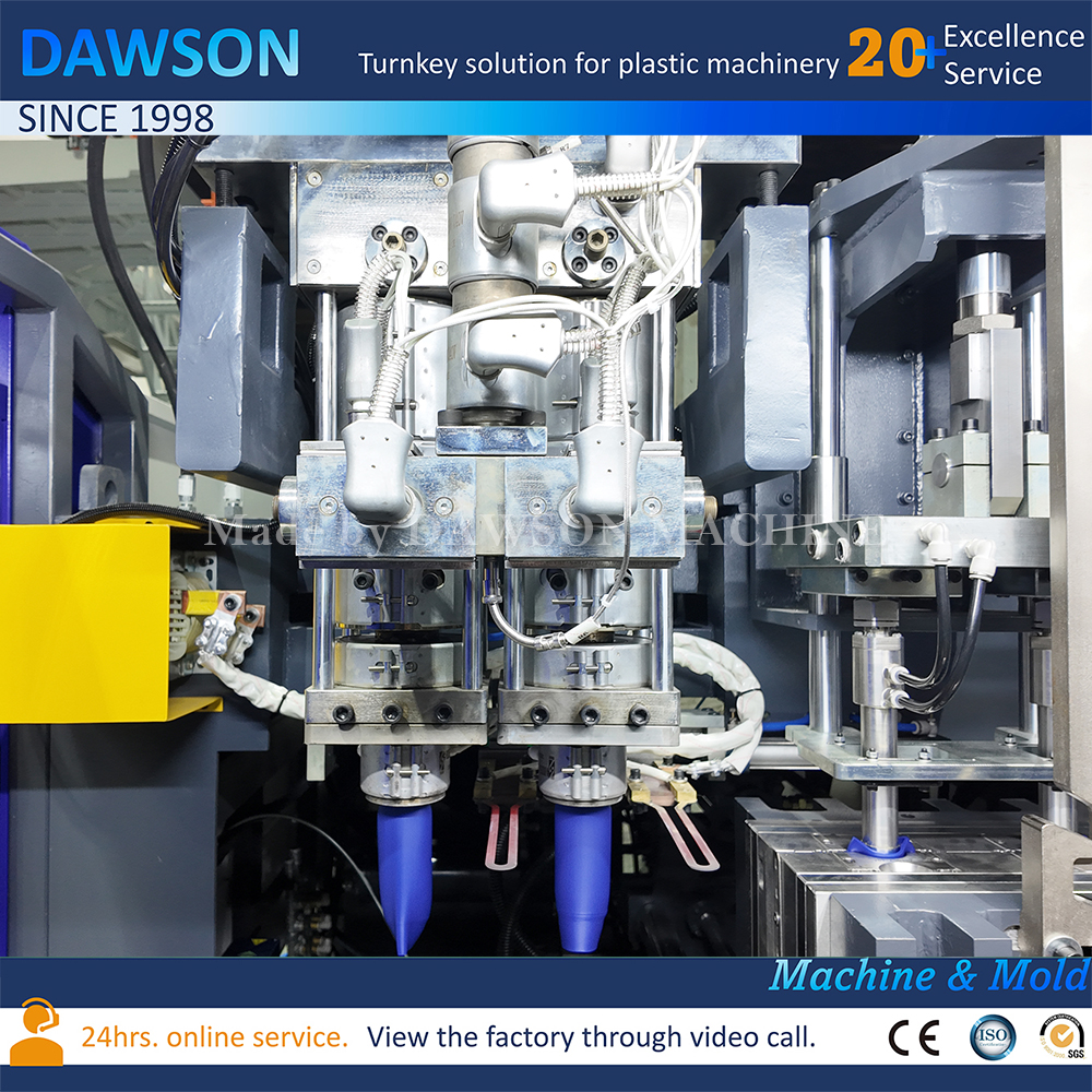Máquina de moldeo por extrusión y soplado experta para bidón y bidón de aceite lubricante de HDPE