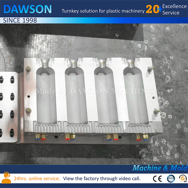 Proveedor de moldes por soplado de extrusión de aluminio personalizado para bidones químicos, bidón de 5L, 10L, 20L