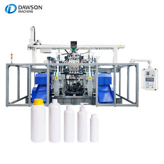 Máquina de moldeo por soplado de botellas de 0-1 litro, máquina de producción de envases de plástico HDPE para producción de envases químicos domésticos