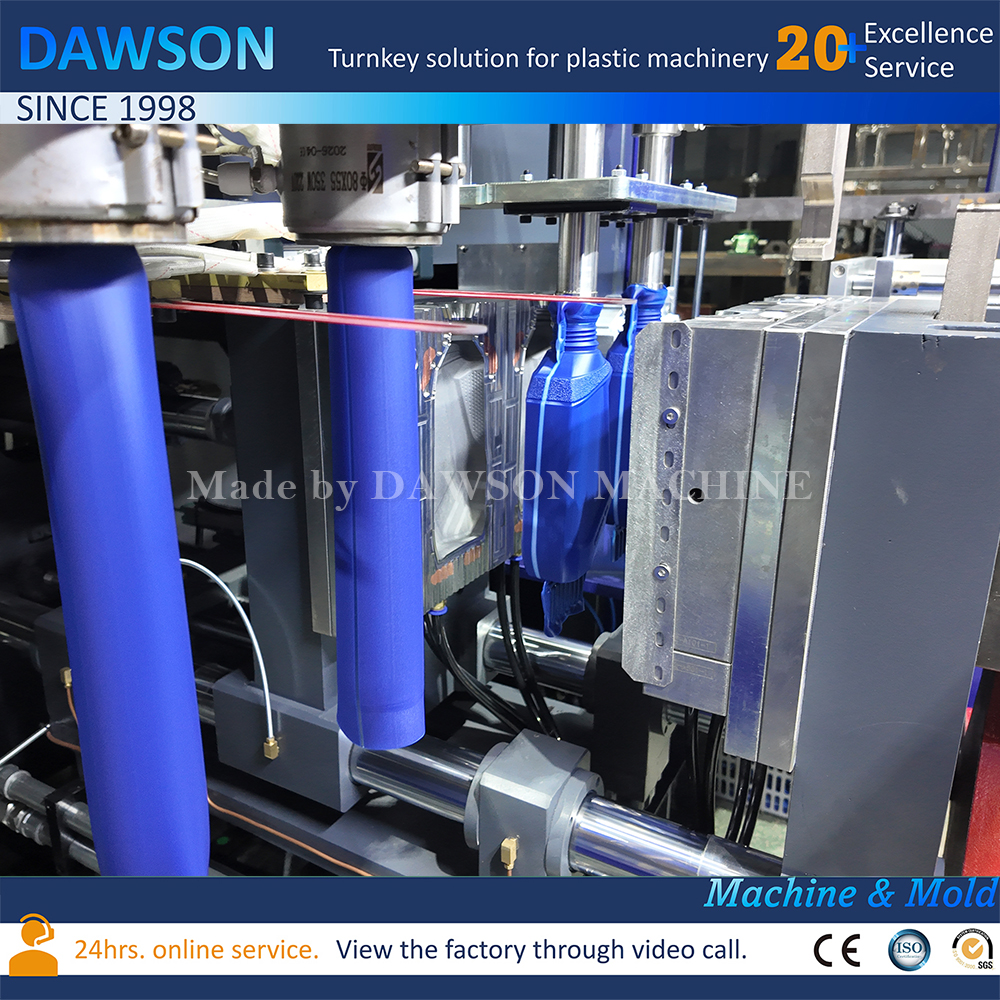 Máquina de moldeo por soplado y extrusión con ahorro de energía y alta eficiencia para tambores de aceite de plástico Dawson