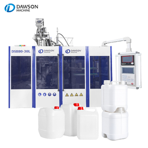 Máquina de moldeo por extrusión y soplado DSB80-30L, máquina de bidón de HDPE para envasado de líquidos industriales