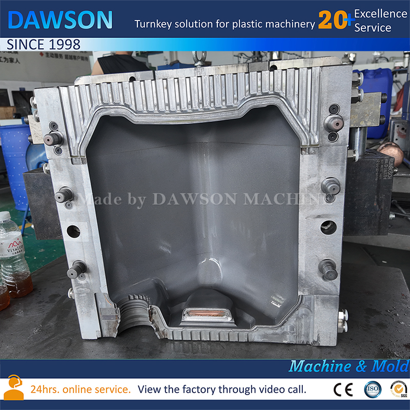 Molde de soplado de aluminio 7075 Molde de soplado de extrusión de HDPE 20L-60L para contenedores de lubricante