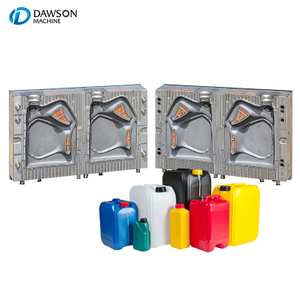 Molde de moldeo por soplado de contenedores de plástico Fabricante personalizado de moldes de soplado de extrusión de HDPE 5L-20L para bidones