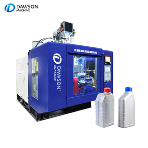 Máquina de moldeo por soplado de extrusión de tambor de aceite químico de HDPE, máquina de moldeo por soplado de barril de lubricante 5L 10L 20L