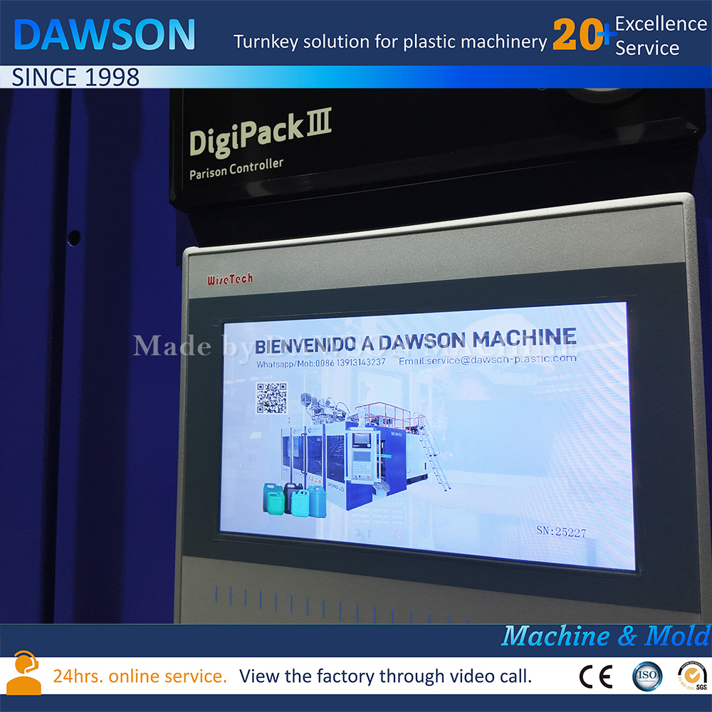 Máquina de moldeo por soplado y extrusión con ahorro de energía y alta eficiencia para tambores de aceite de plástico Dawson
