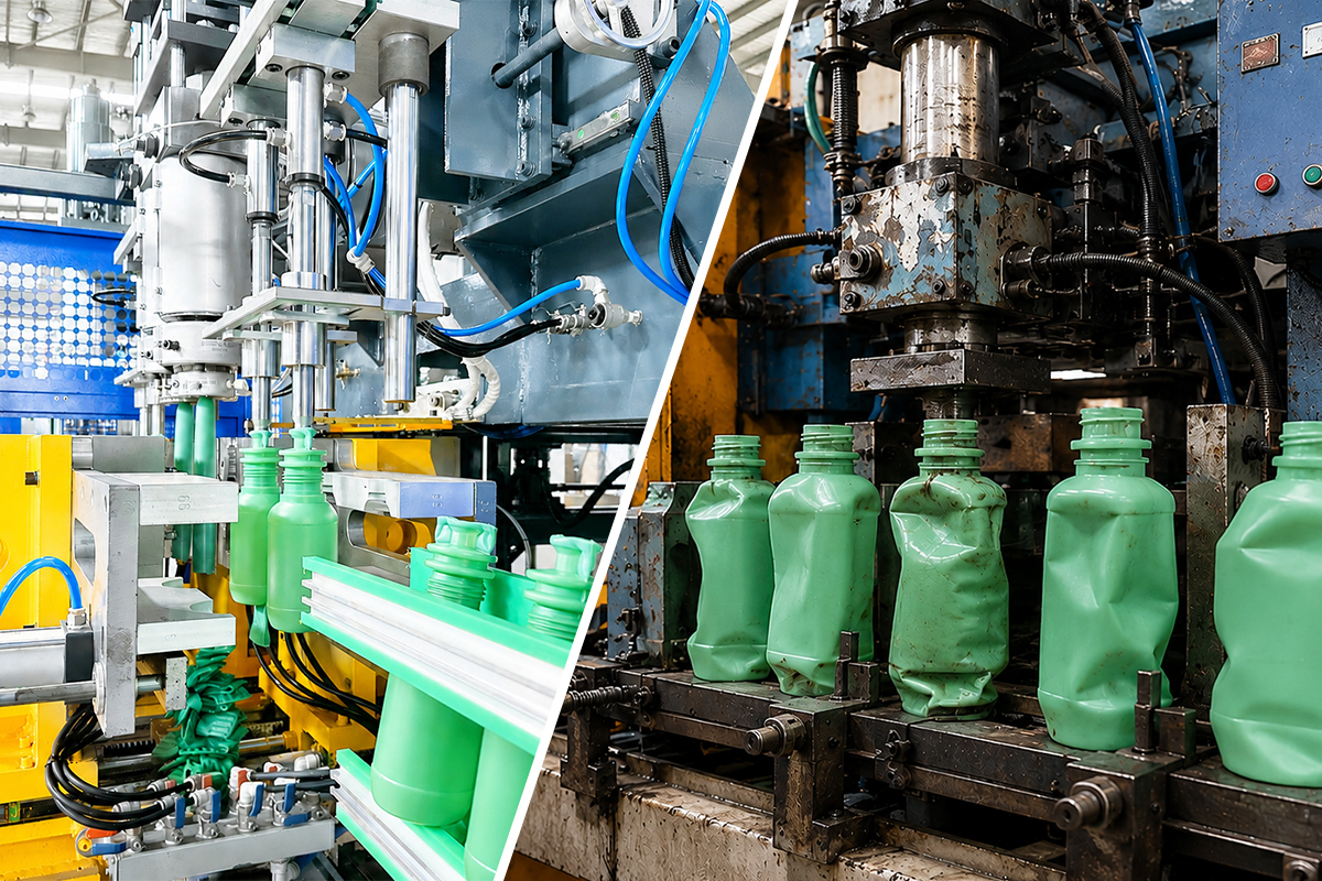 M&aacute;quina de moldeo por extrusi&oacute;n y soplado para la fabricaci&oacute;n de botellas de detergente.jpg