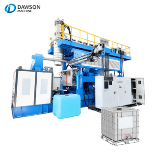 Máquina automática de moldeo por soplado de tanque IBC, máquina para fabricar tanques de extrusión de capacidad de 500L y 1000L para planta de UHMWPE