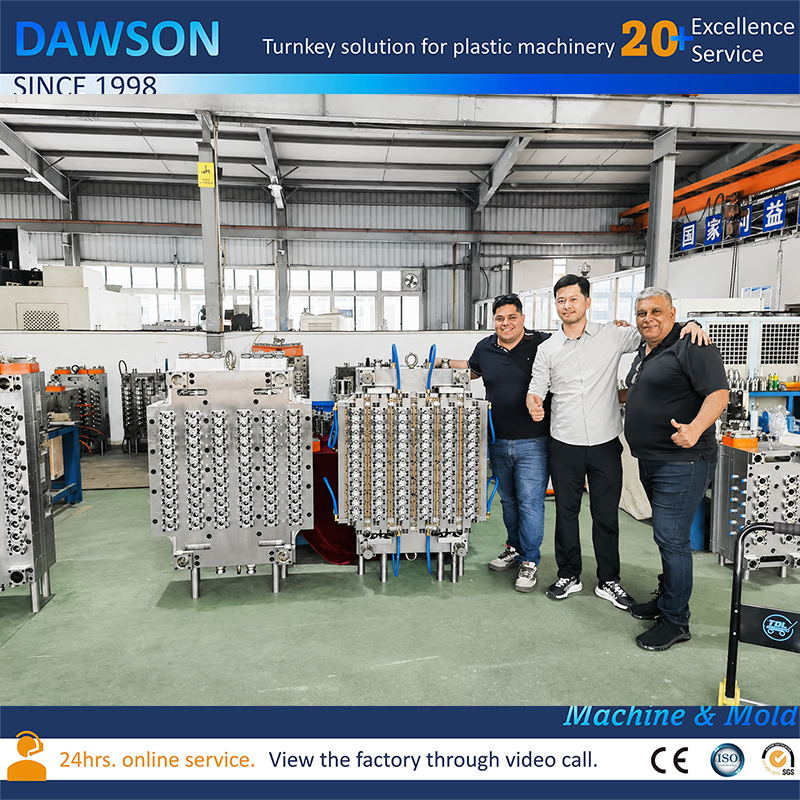 Molde de inyección de preformas de plástico personalizado para la fabricación de botellas de PET