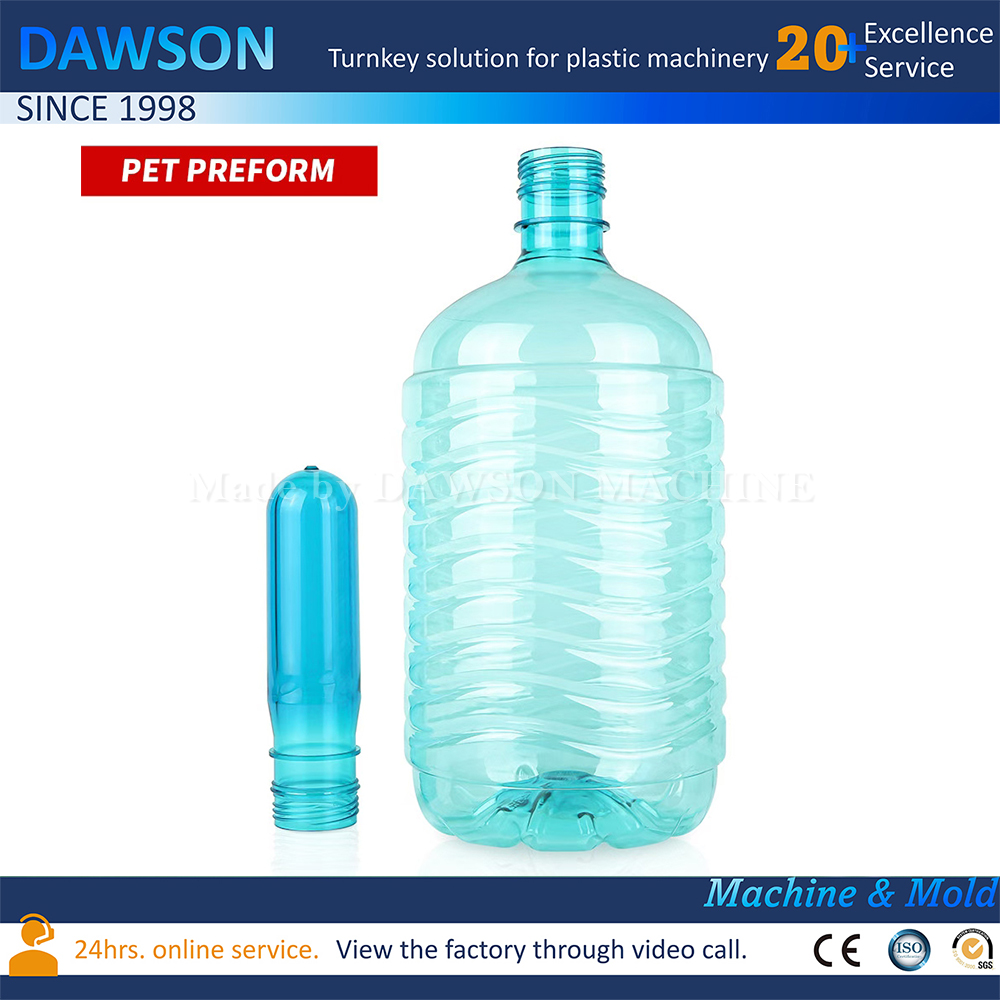 Máquina de soplado automático de botellas de PET, contenedores de agua de alta velocidad, 2 cavidades, 11,3 L, 15L, para planta de llenado de bebidas