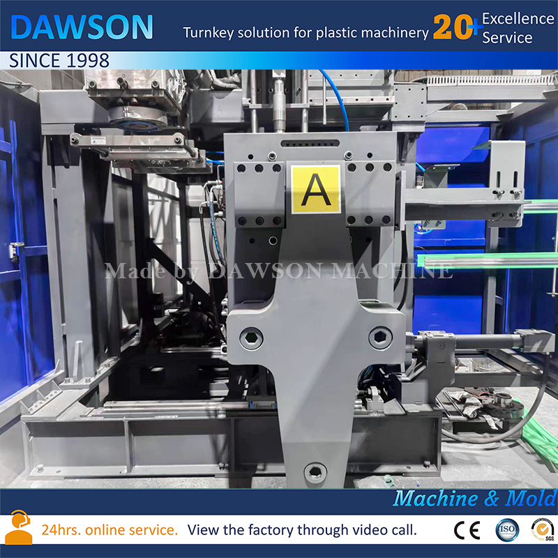 Máquina para fabricar bidón con cabezal de troquel único de estación única de alta velocidad para botellas de HDPE de 30 litros