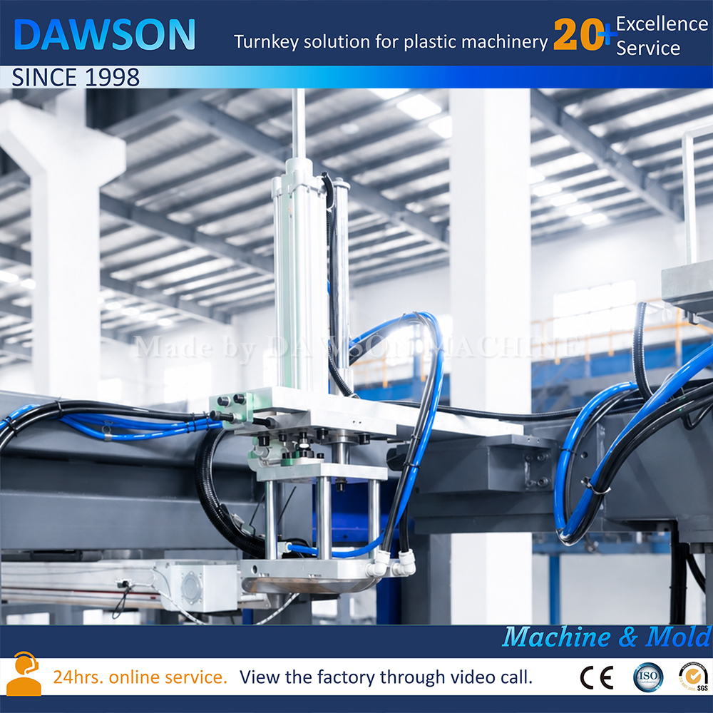 Máquina automática para fabricar bidones de 30L, máquinas de moldeo por soplado y extrusión de doble estación para producción de contenedores de aceite lubricante