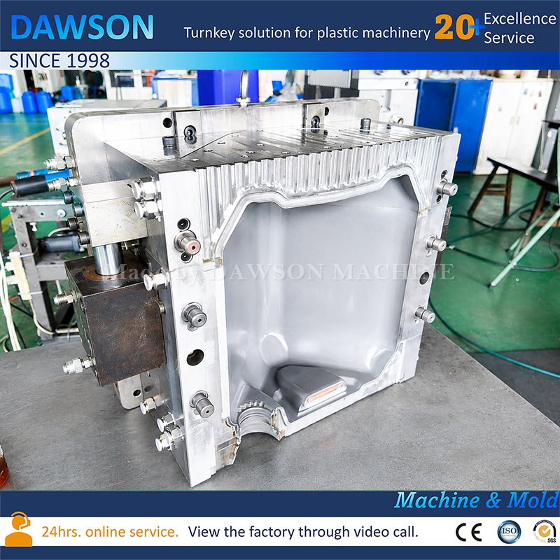 Molde de soplado de bidón de HDPE, molde de soplado de extrusión de precisión personalizado 20L-60L para contenedores de productos químicos