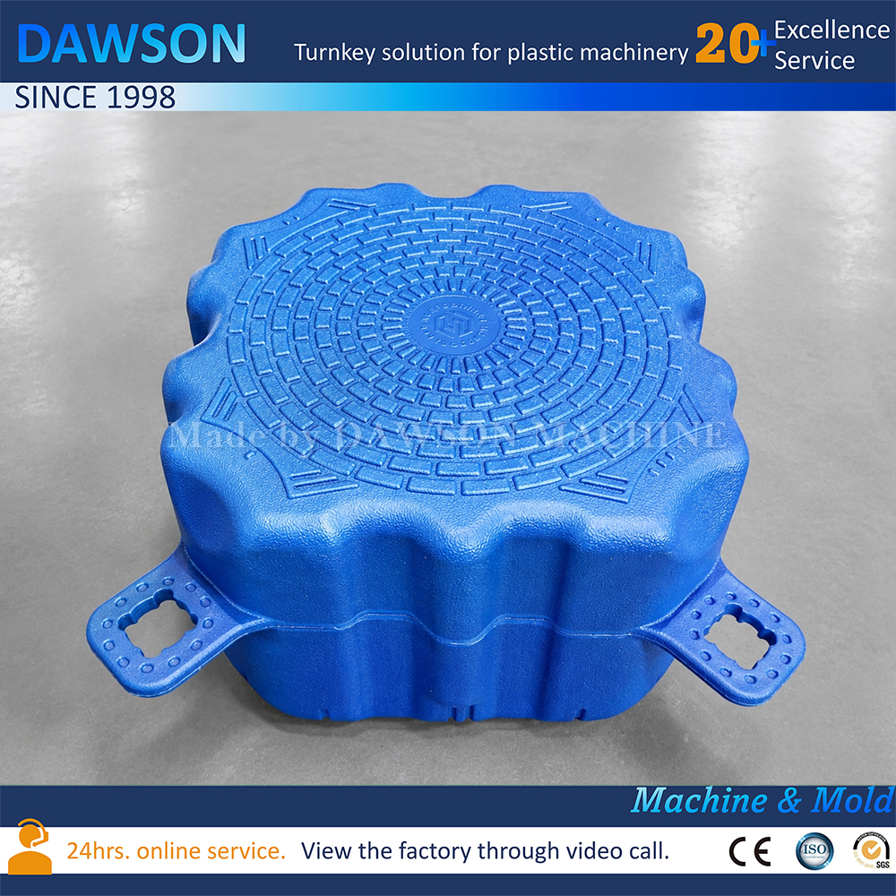 Máquina de moldeo por soplado de pontón de HDPE, máquina de producción de módulos de dique flotante para la industria de fabricación de flotadores de plástico