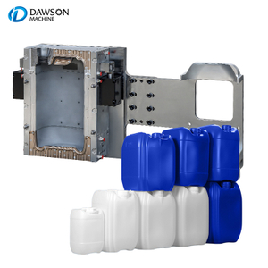 Molde de soplado de bidón de HDPE personalizado, herramientas de moldeo por soplado de extrusión de precisión 20L-60L para embalaje químico