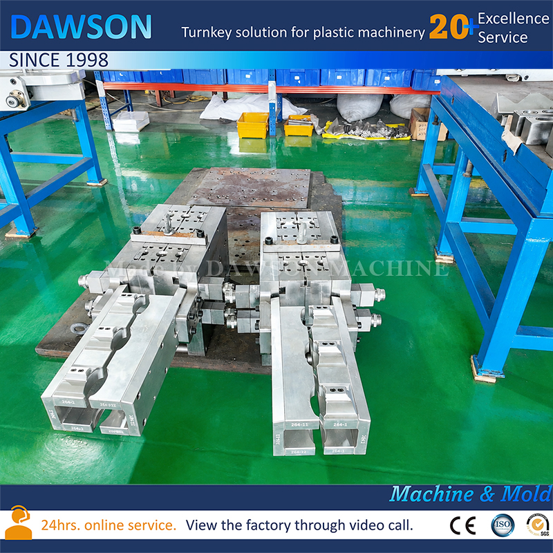 Fabricante de moldes por soplado de extrusión de precisión de molde de moldeo por soplado de botellas de HDPE 5L-20L para bidones
